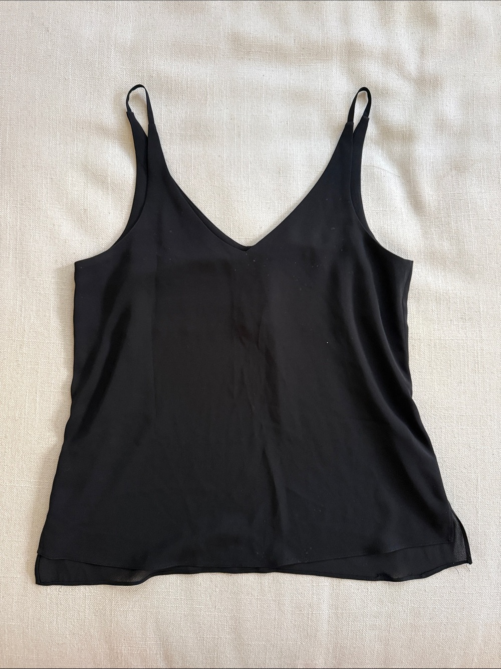 Topshop Black V-Neck Spaghetti Strap Cami